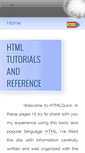 Mobile Screenshot of htmlquick.com